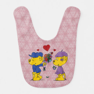 Ferald and Sahsha Ferret Baby Bib