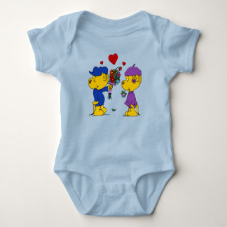 Ferald and Sahsha Ferret Baby Bodysuit