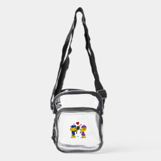 Ferald and Sahsha Ferret Clear Crossbody Bag
