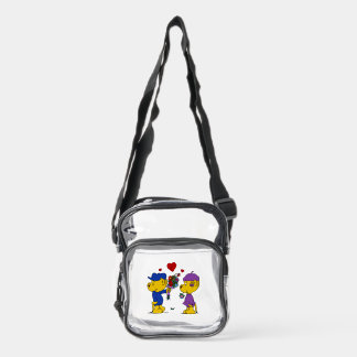 Ferald and Sahsha Ferret Clear Crossbody Bag