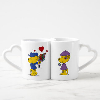 Ferald and Sahsha Ferret Coffee Mug Set
