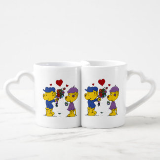 Ferald and Sahsha Ferret Coffee Mug Set