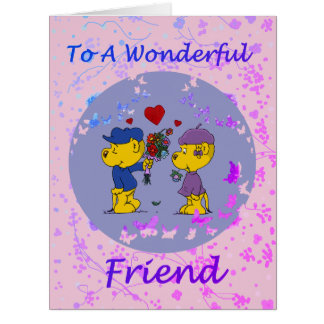 Ferald and Sahsha Ferret Greeting Card
