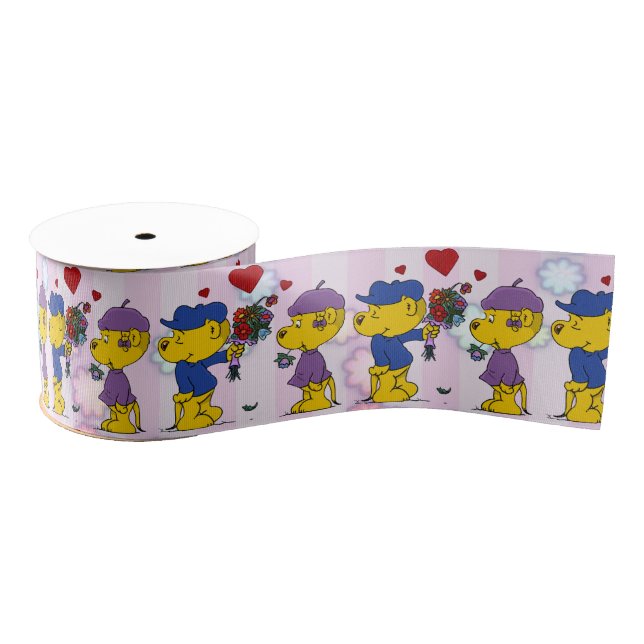 Ferald and Sahsha Ferret Grosgrain Ribbon (Spool)
