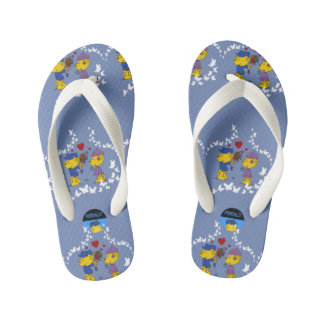 Ferald and Sahsha Ferret Kid's Flip Flops