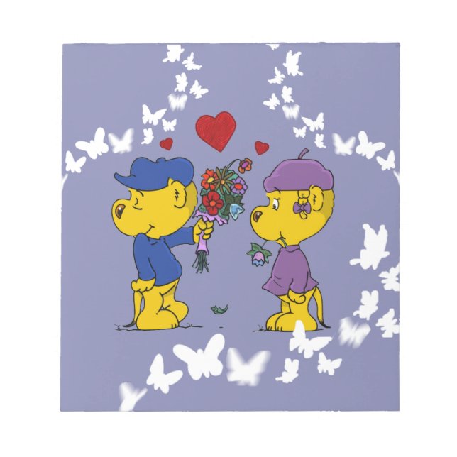 Ferald and Sahsha Ferret Notepad (Front)