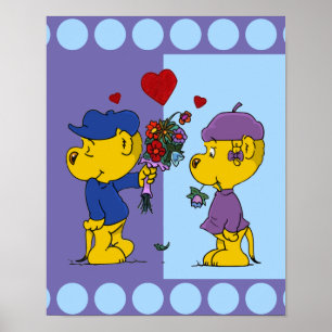 Ferald and Sahsha Ferret Poster