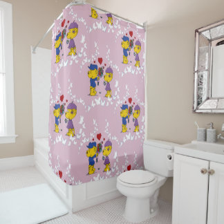 Ferald and Sahsha Ferret Shower Curtain