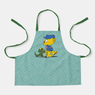 Ferald and The Baby Lizard  Apron
