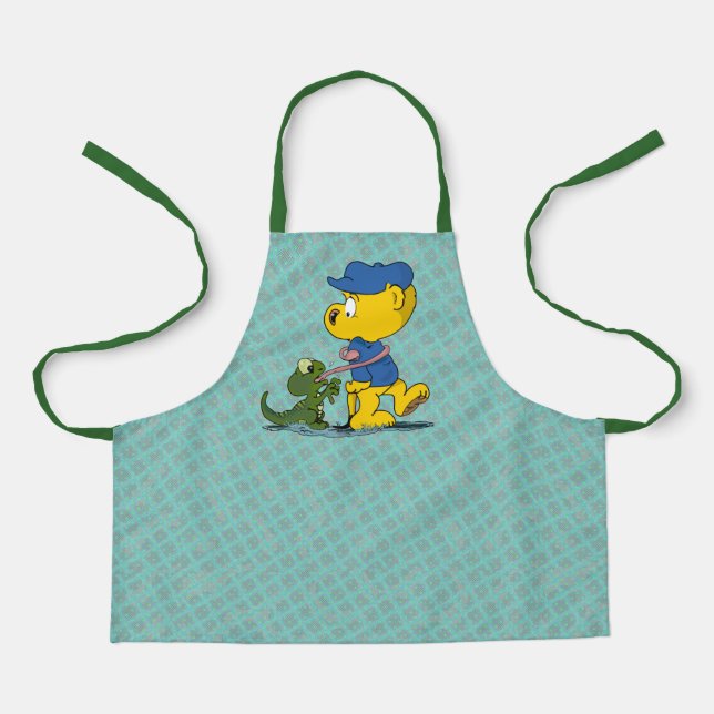 Ferald and The Baby Lizard  Apron (Front)