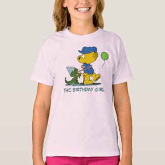 Ferald and the Baby Lizard Birthday Girl T-Shirt