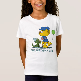 Ferald and the Baby Lizard Birthday Girl T-Shirt