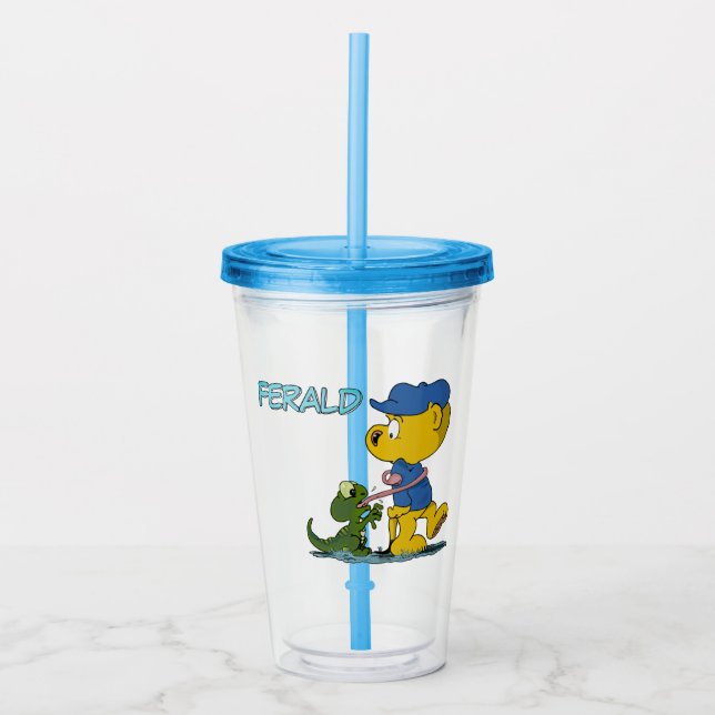 Ferald and the Baby Lizard Cup (Front)