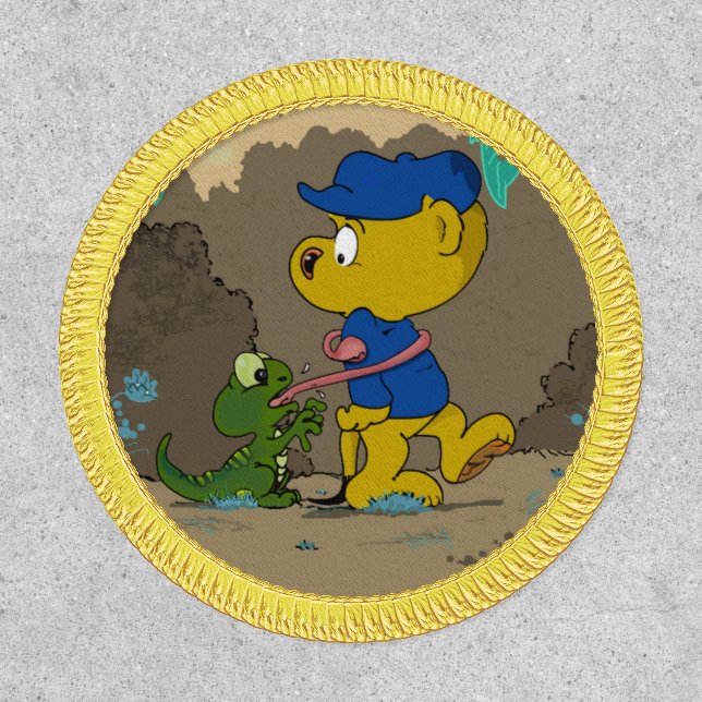 Ferald and The Baby Lizard Patch (Front)
