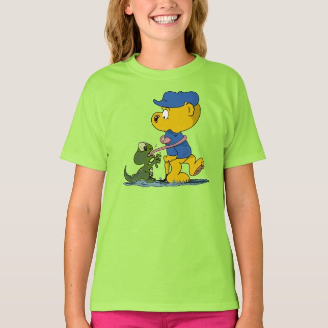 Ferald and The Baby Lizard T-Shirt (Front)