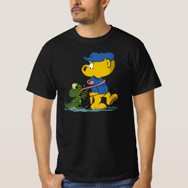Ferald and The Baby Lizard T-Shirt (Front)