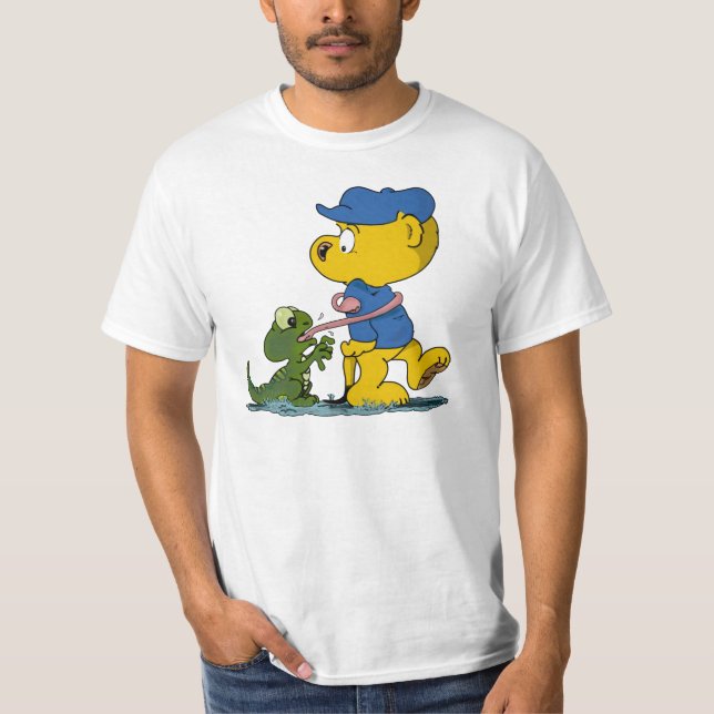 Ferald and The Baby Lizard T-Shirt (Front)