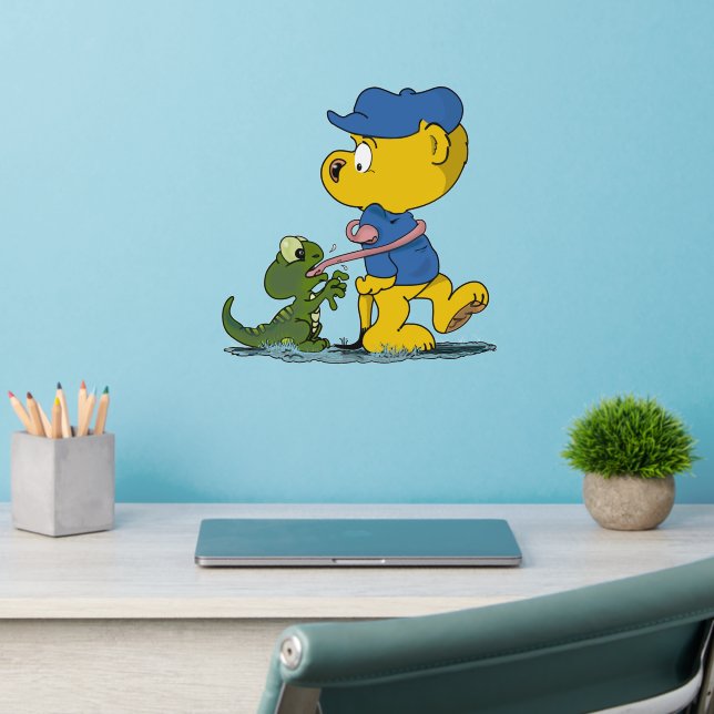 Ferald and The Baby Lizard Wall Decal (Home Office 2)