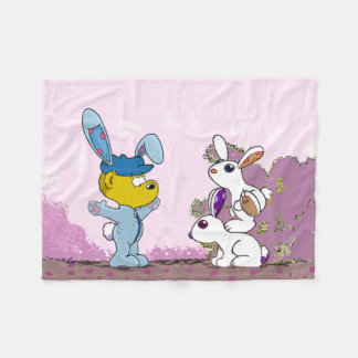 Ferald and The Bunnies Fleece Blanket