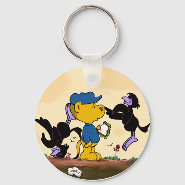 Ferald and The Pesky Crows Keychain (Front)