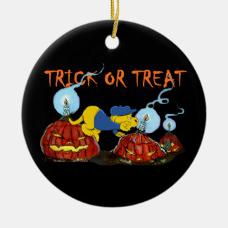 Ferald and The Rotten Pumpkins Ceramic Ornament