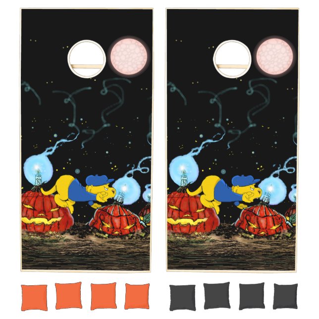 Ferald and The Rotten Pumpkins Cornhole Set (Set)
