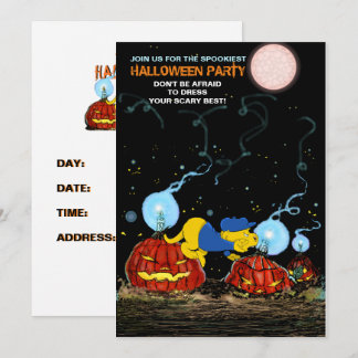 Ferald and The Rotten Pumpkins | Halloween Party Invitation