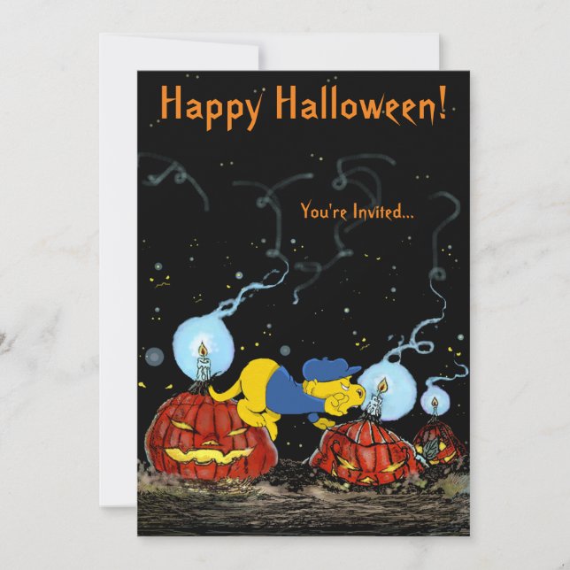 Ferald and The Rotten Pumpkins Invitation (Front)