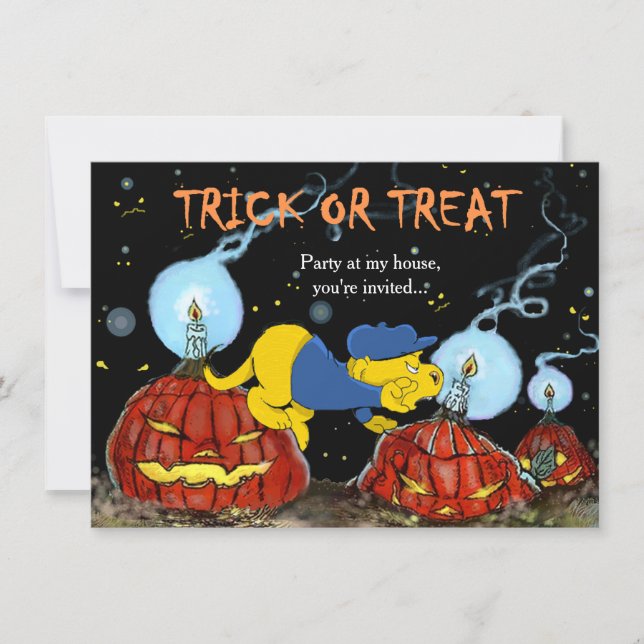Ferald and The Rotten Pumpkins Invitation (Front)
