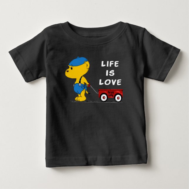 Ferald Baby | Life Is Love Baby T-Shirt (Front)