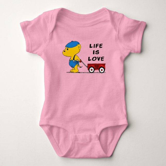 Ferald Baby | Life Is Love Bodysuit (Front)