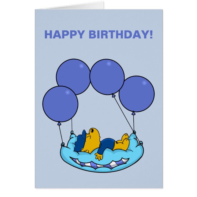 Ferald | Birthday Balloon Card (Front)