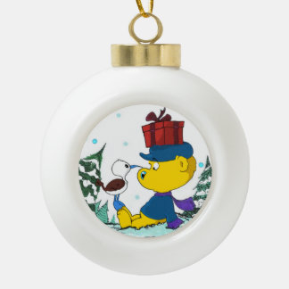 Ferald | Christmas Ceramic Ball Christmas Ornament
