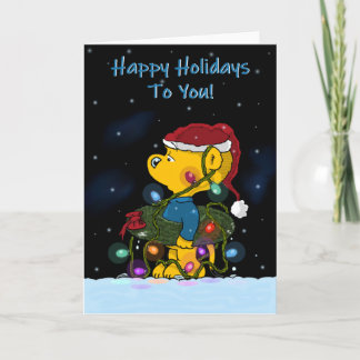 Ferald Christmas & Happy Holidays Card