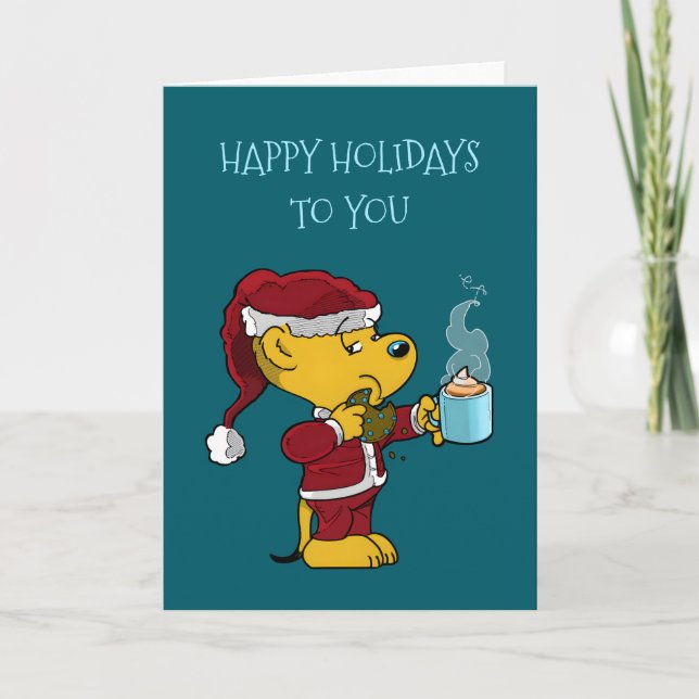 Ferald Christmas Holiday Greeting Card (Front)