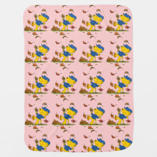 Ferald Dancing Amongst The Autumn Leaves Baby Blanket