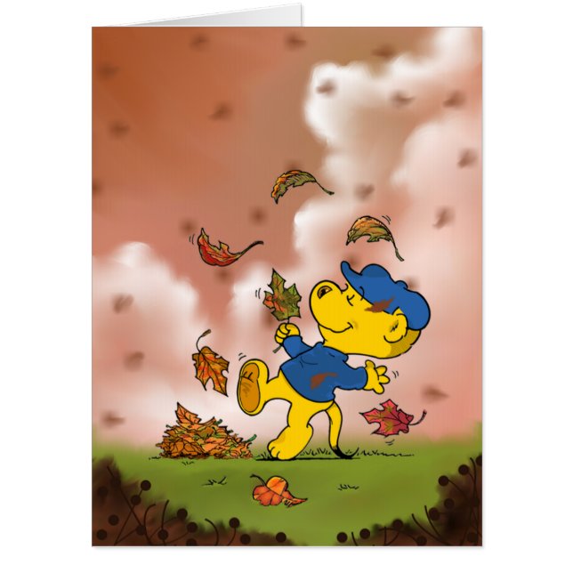 Ferald | Dancing Amongst The Autumn Leaves (BIG) Card (Front)