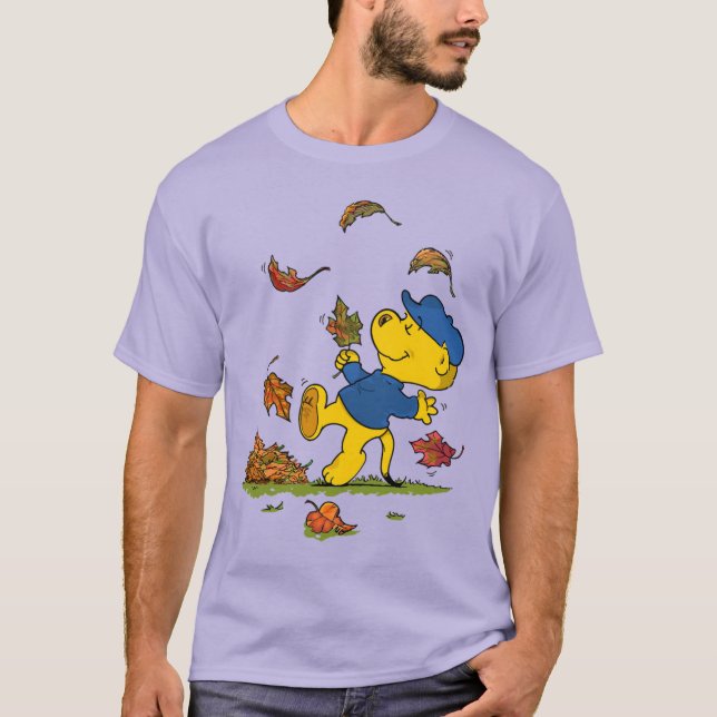 Ferald Dancing Amongst The Autumn Leaves T-Shirt (Front)