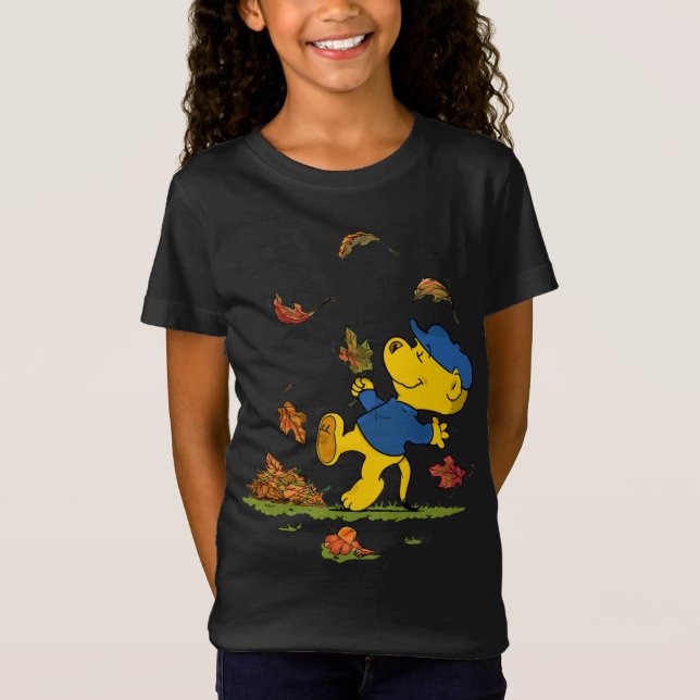 Ferald Dancing Amongst The Autumn Leaves T-Shirt (Front)