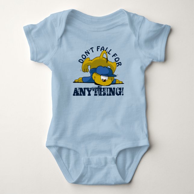 Ferald | Don't Fall For Anything! Baby Bodysuit (Front)