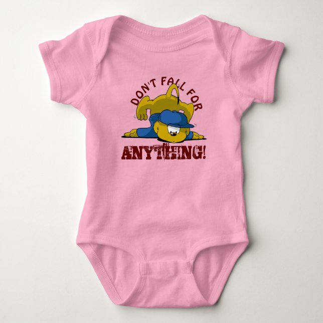 Ferald | Don't Fall For Anything! Baby Bodysuit (Front)
