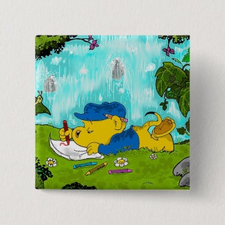 Ferald Drawing By The Waterfall Button
