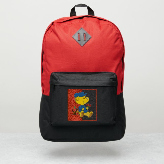 Ferald Eating Roses Port Authority® Backpack (Front)