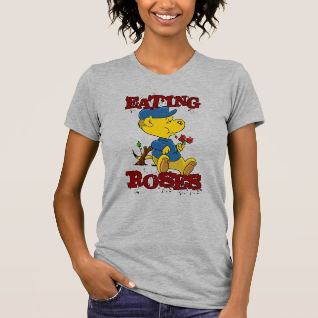 Ferald Eating Roses  T-Shirt (Front)