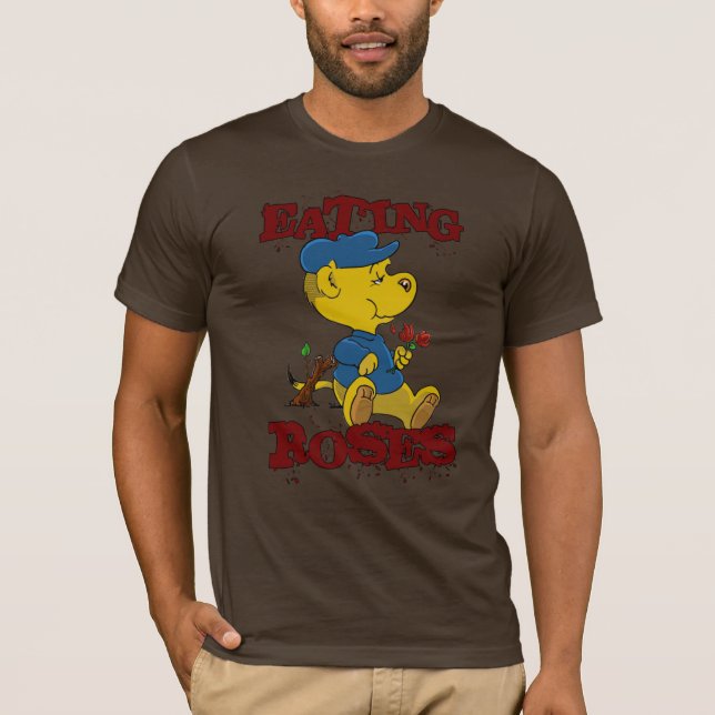 Ferald Eating Roses  T-Shirt (Front)