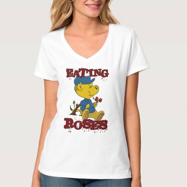 Ferald Eating Roses  T-Shirt (Front)