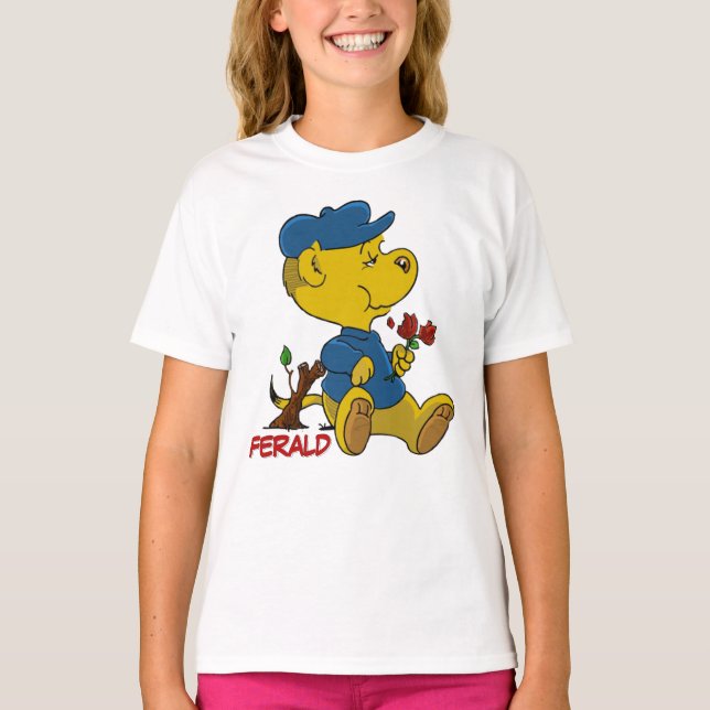 Ferald Eating Roses T-Shirt (Front)