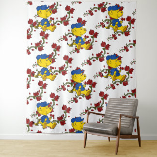 Ferald Eating Roses Tapestry