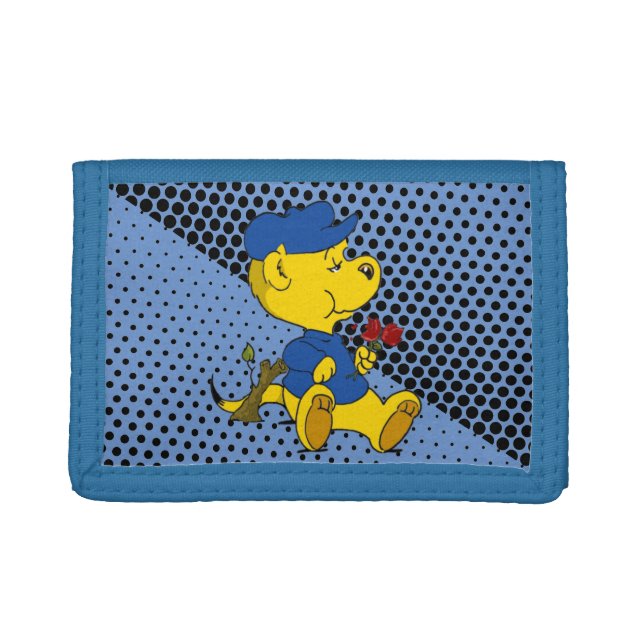 Ferald Eating Roses Trifold Wallet (Front)