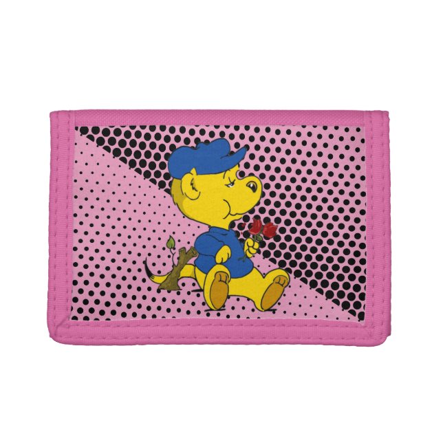 Ferald Eating Roses Trifold Wallet (Front)